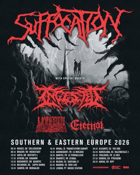 ������� Suffocation, Ingested, Undeath I Eternal U Beogradu!