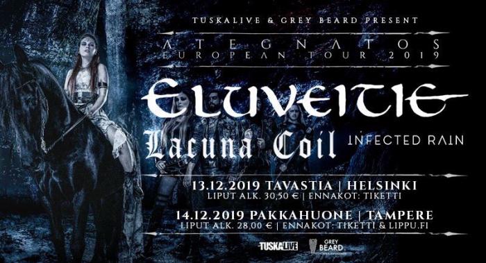  Eluveitie + Lacuna Coil + Infected Rain - Tullikamarin Pakkahuone, Tampere