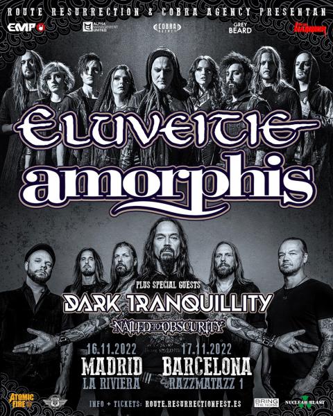 ������� Route Resurrection: Eluveitie + Amorphis